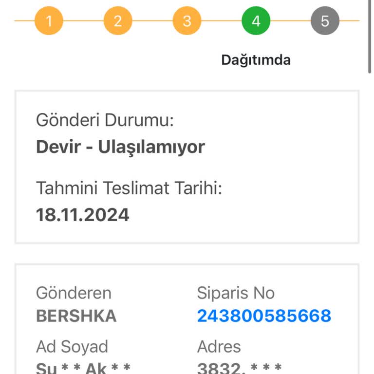 Kargo Teslimatında Yaşanan Sorun