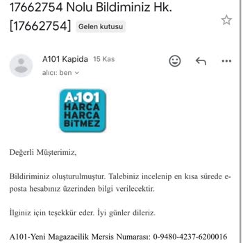 A101 Kapıda Uygulaması: 11 Günlük Sipariş Bekleyişi Ve İletişim Sorunları