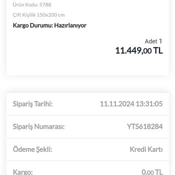 Yataş'tan Aldığım Yatak Bayiden Geldi, İade Sorunu Yaşıyorum