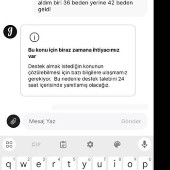 Gardrops'ta Eksik Ve Yanlış Ürün Sorunu