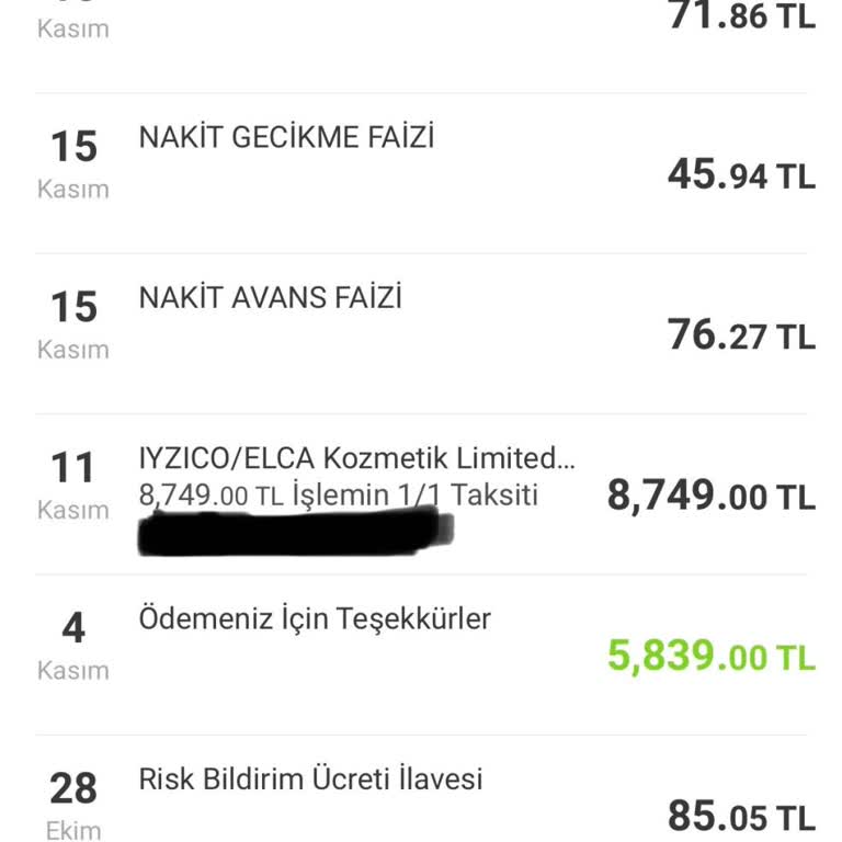 Kredi Kartı Ek Ücretleriyle Artan Borç Şikayeti