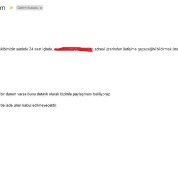 Vivense'den İlgisiz Müşteri Hizmeti Ve İptal Sorunu