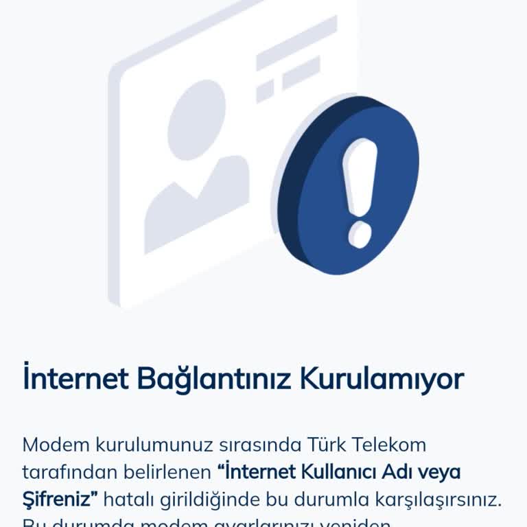Türk Telekom'dan İnternet Hizmeti Alamama Sorunu