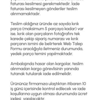 Karaca'nın Kırık Parça Sorunu Ve Yetersiz Çözüm