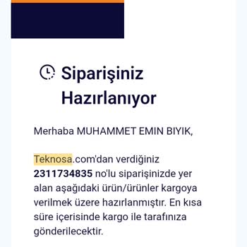 Yanlış Renk Teslimatı Ve Uzun Süreli Değişim Beklentisi