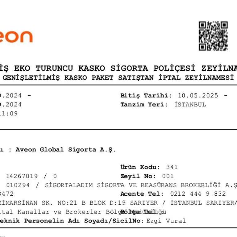 Aveon Sigorta Ve Sigortaladım.com Geri Ödeme Sorunu