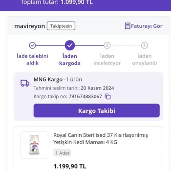 Yanlış Ürün Ve Kötü Paketleme Sorunu