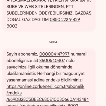 Doğalgaz Faturası Sorunu Ve Müşteri Hizmetleri İlgisizliği