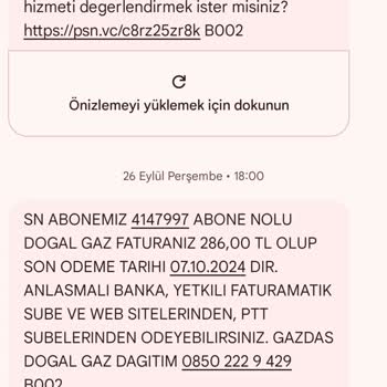 Doğalgaz Faturası Sorunu Ve Müşteri Hizmetleri İlgisizliği