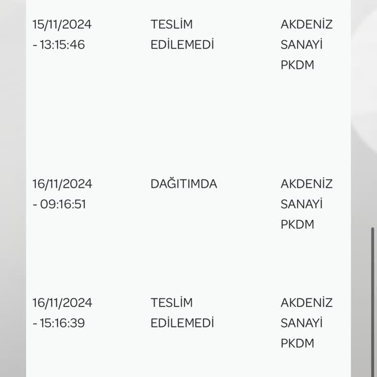 PTT Kargo Evrak Teslim Sorunu Ve Şube Engeli