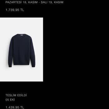 Zara İade Sürecinde Sorun