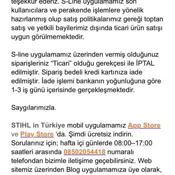 S-Line Ürünleri: Neden Herkese Açık Satış Ve Sonrasında İptal?