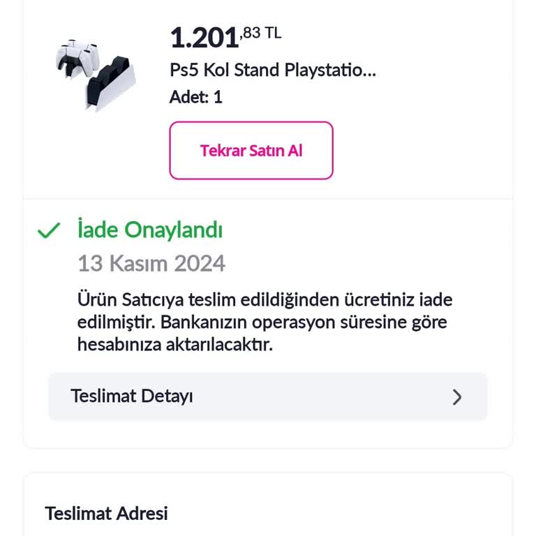 İade Sürecinde Yaşanan Gecikme Ve Müşteri Hizmetleri Sorunu