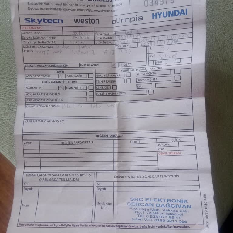 TV Tamirinde Süreç Sorunları Ve Yanlış Ürün Teslimatı