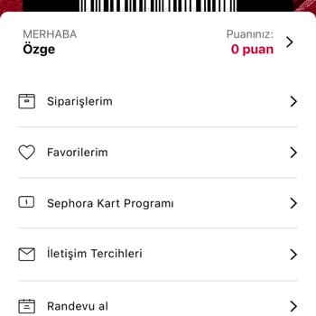 Sephora Puan Sıfırlanma Sorunu