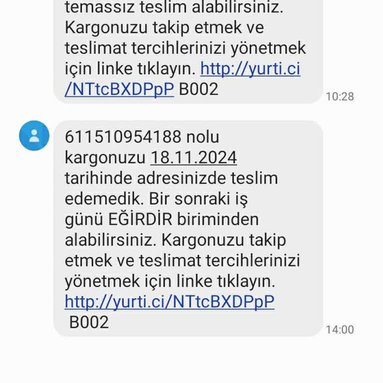 Yurtiçi Kargo'nun Adrese Teslim Sorunu