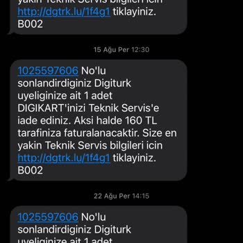 Digiturk Kutu Teslimi Ve Fahiş Fatura Sorunu