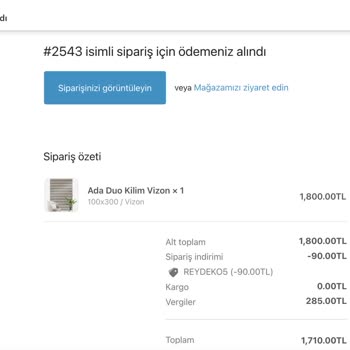 Güvenli Ödeme Yaptığım Halı Gelmedi, Param İade Edilmedi