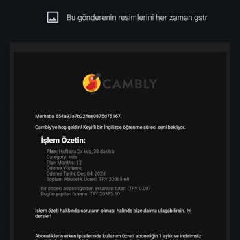 Cambly Kids Üyelik Yenileme Fiyat Şoku