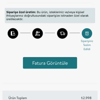 Vivense'den Hasarlı Ürün Ve İletişim Sorunu