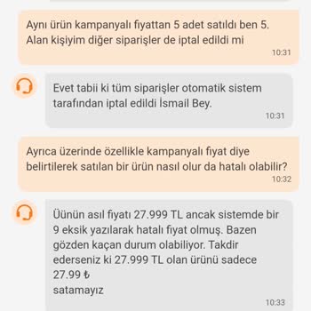 Trendyol'un İptal Edilen Ürün Ve Müşteri Hizmetleri Sorunu