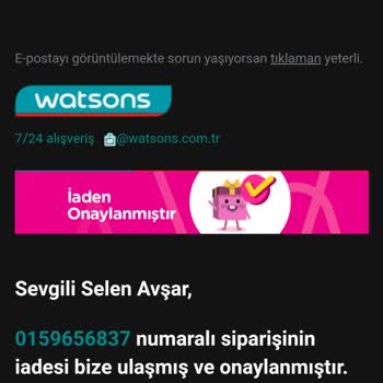 Watsons'tan Çifte Çekim Kabusu