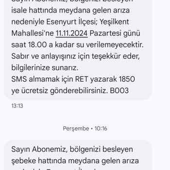 Esenyurt'ta Sürekli Su Kesintisi Sorunu