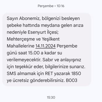 Esenyurt'ta Sürekli Su Kesintisi Sorunu