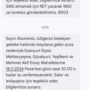 Esenyurt'ta Sürekli Su Kesintisi Sorunu