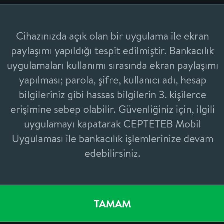 CepteTeb Uygulamasına Giriş Sorunu