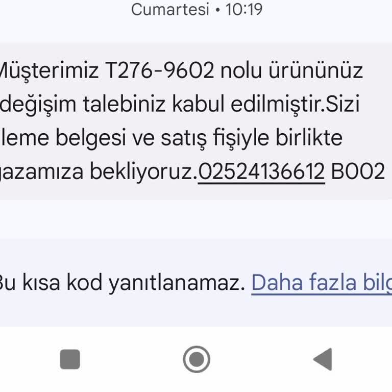 Renk Solması Ve İade Sorunu