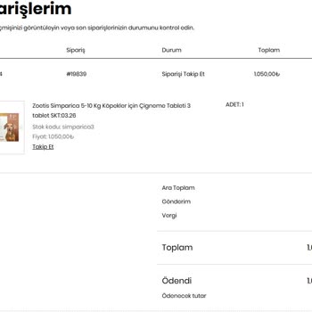 Yanlış Ve Eksik Ürün Gönderimi