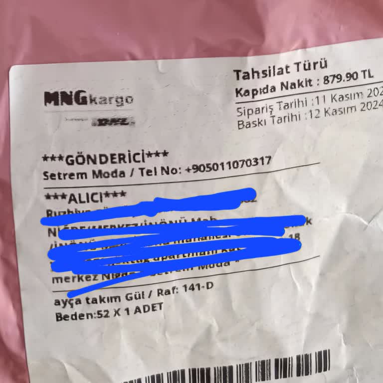 Yanlış Beden Ve Yüksek Kargo Ücreti Sorunu