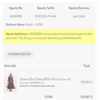 Ücret İadesi Sorunu Ve Müşteri Hizmetleri Ulaşım Zorluğu