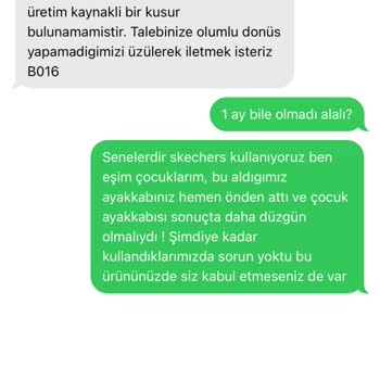 Skechers Çocuk Ayakkabısının Kalitesizliği Ve Müşteri Hizmetleri Sorunu