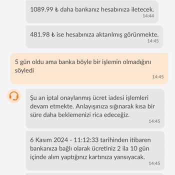 İade Sürecindeki Gecikme