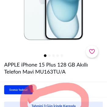 İphone 15 Plus Siparişim Hâlâ Kargoya Verilmedi
