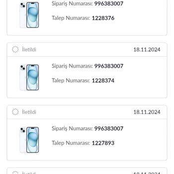 İphone 15 Plus Siparişim Hâlâ Kargoya Verilmedi