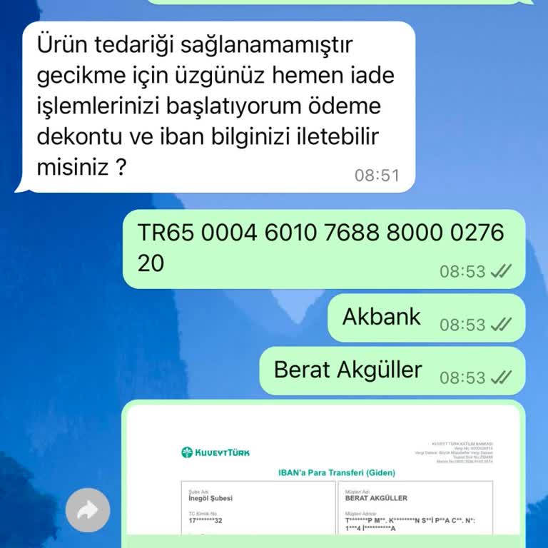 Ödemesi Yapılan Ürünün Tedarik Edilememesi Ve İletişim Sorunları