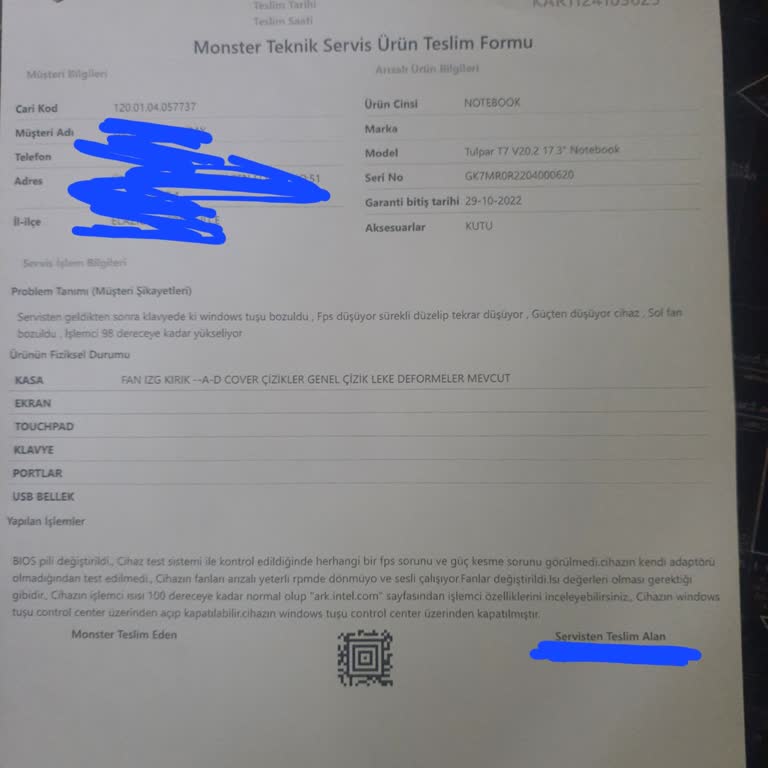 Monster Servis Sonrası Bilgisayarımın Sorunları Arttı