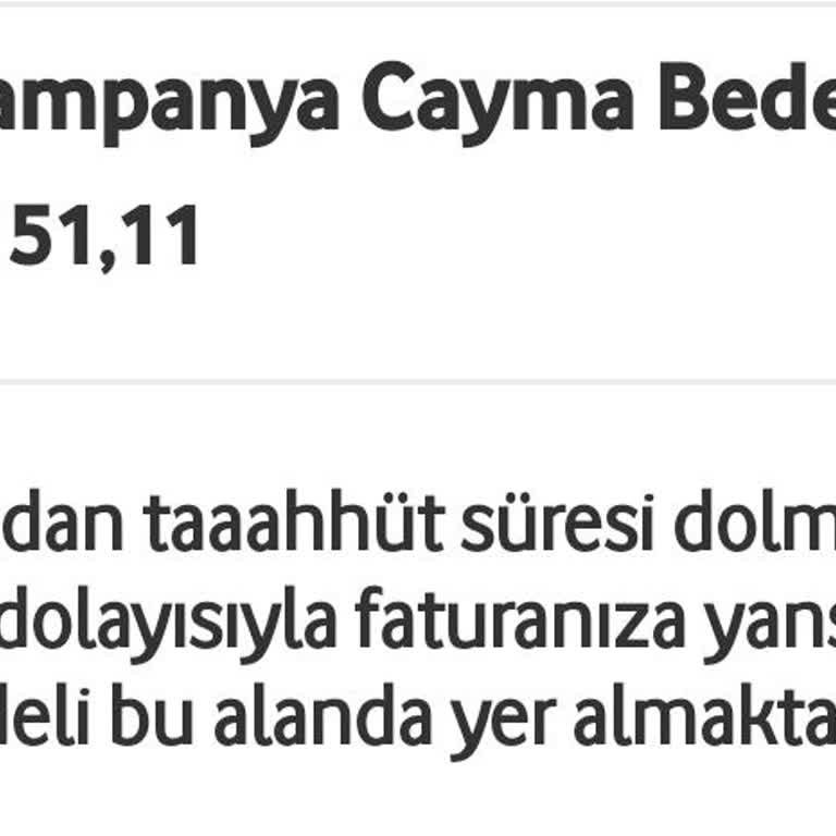 Haksız Ek Paket Ücreti Ve Cayma Bedeli