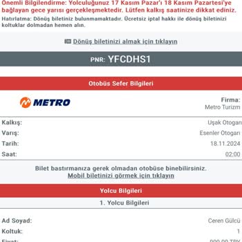 İptal Edilen Sefer Ve Bilgilendirme Eksikliği