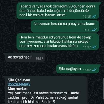 Modaceyda'dan Aldığım Kabanın Değişiminde Yaşanan Sorunlar