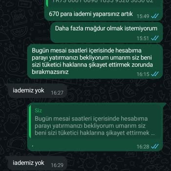 Modaceyda'dan Aldığım Kabanın Değişiminde Yaşanan Sorunlar