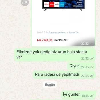 İnaktuel Sitesi Para İadesi Yapmıyor Ve İletişim Kurmuyor