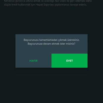 CepteTeb Uygulamasında Kredi Başvuru Çilesi!