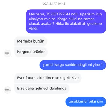 Eksik Ürün Ve İlgisiz Müşteri Hizmeti