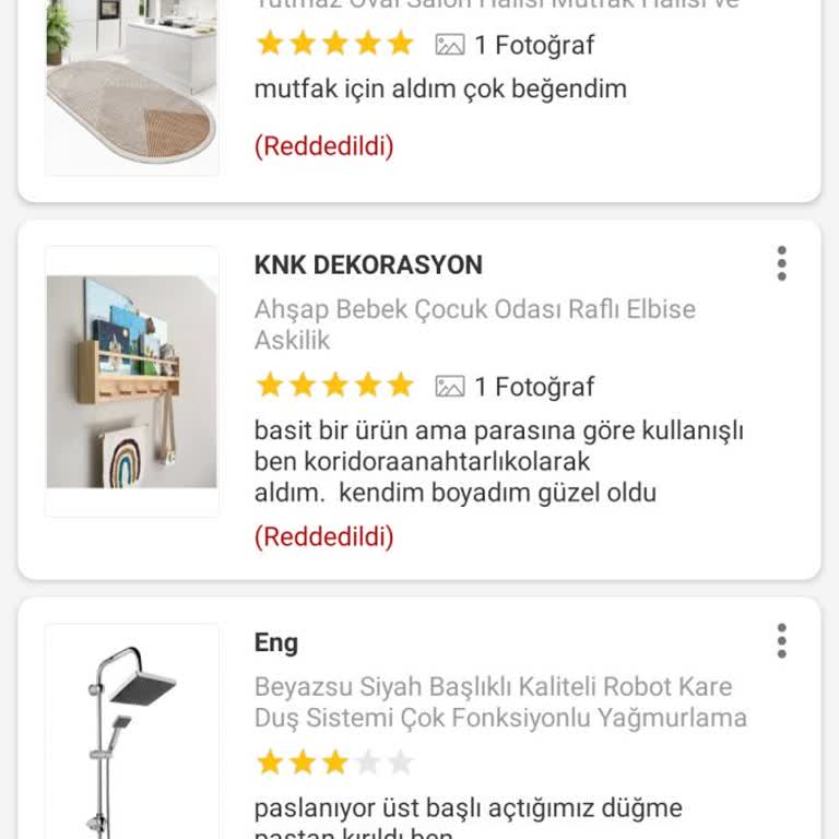 Trendyol Yorum Reddi Sorunu