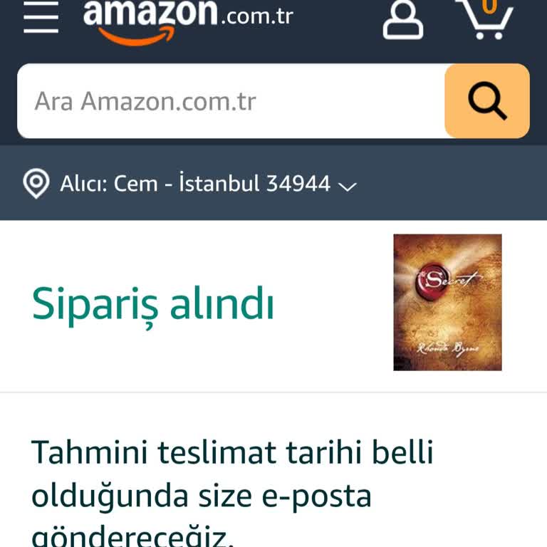 Amazon'dan Kitap Siparişim Gecikti Ve Ulaşım Sağlayamıyorum
