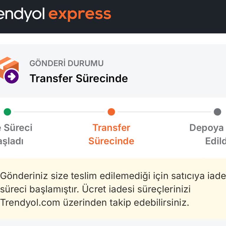Trendyol Express'in Yanlış Adres Ve İletişimsizlik Sorunu
